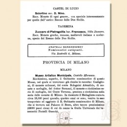 Cagiati, Numismatici, raccoglitori e raccolte, di monete e medaglie, in  Italia, a cura di Lombardi